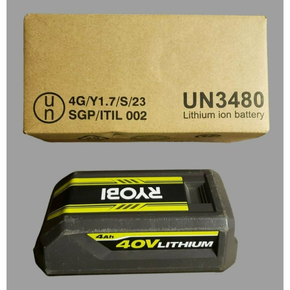 RYOBI 4.0 AH 40V LITHIUM ION BATTERY #UN3480 #OP40404 Factory Sealed BRAND NEW!